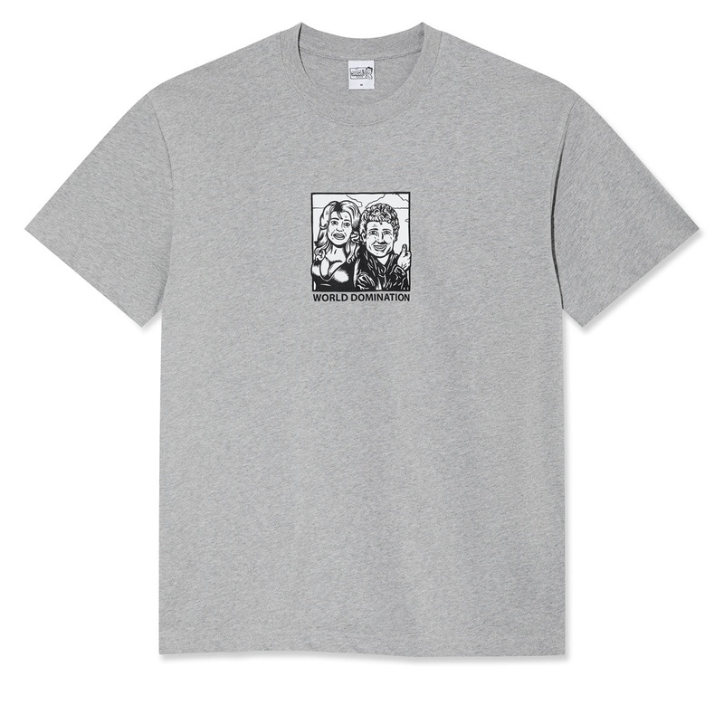 Polar World Domination T-Shirt – Heather Grey