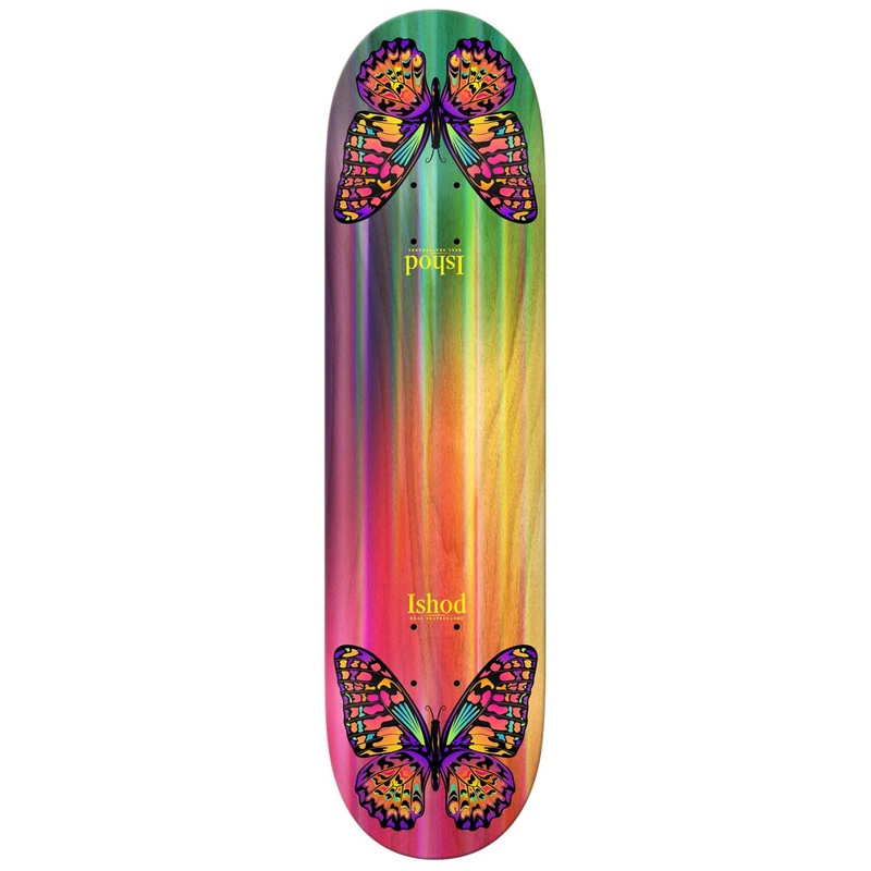 Real Ishod Rainbow Monarch Twin Tail Easyrider Skateboard Deck – 8.30