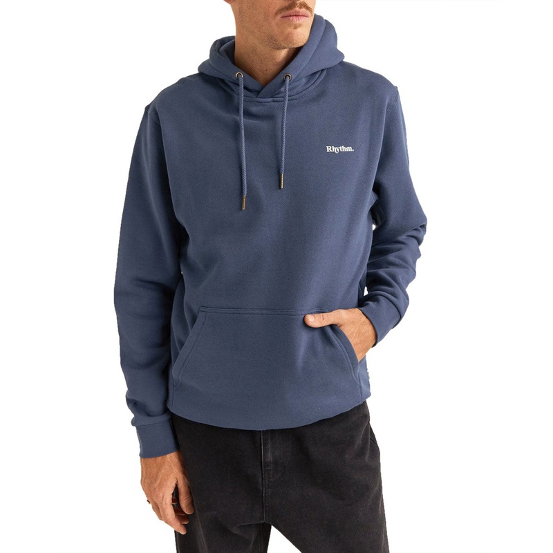 Rhythm Brand Fleece Hoodie – Navy