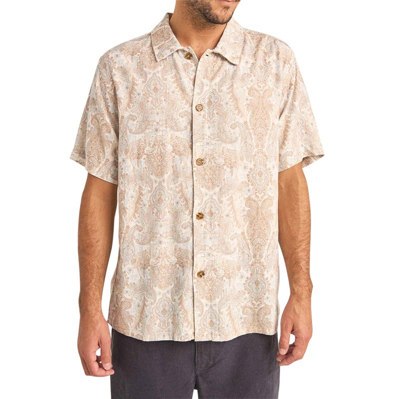 Rhythm Jean Paisley Shirt – Cream