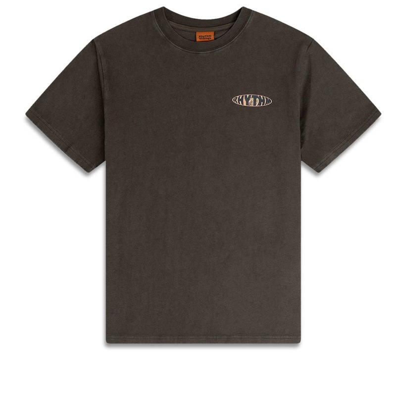 Rhythm Sound Printed Vintage T-Shirt – Black