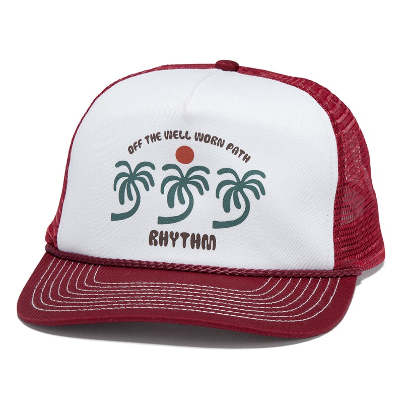 Rhythm Trees Trucker Hat – Merlot