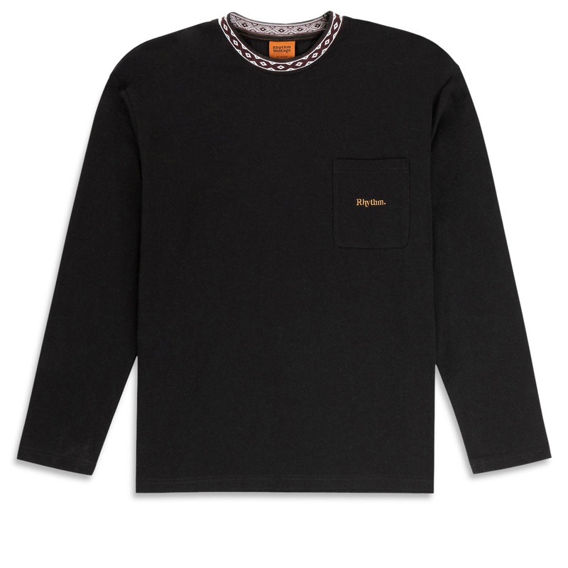 Rhythm Vintage Jac Long Sleeve T-Shirt – Black