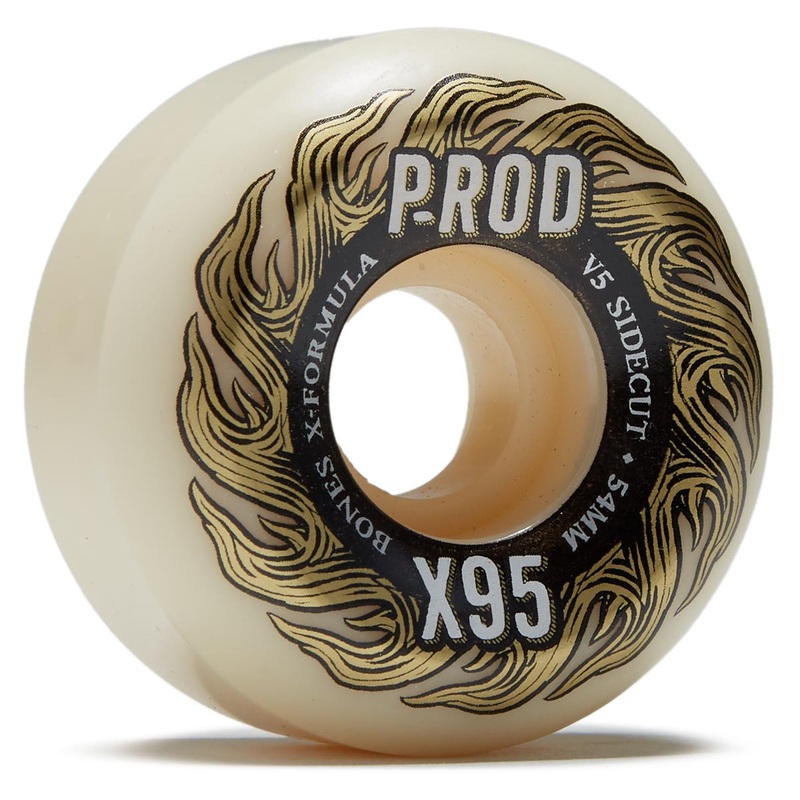 Bones X-Formula Paul Rodriguez P-Rod 95A V5 Sidecut Skateboard Wheels – 54mm