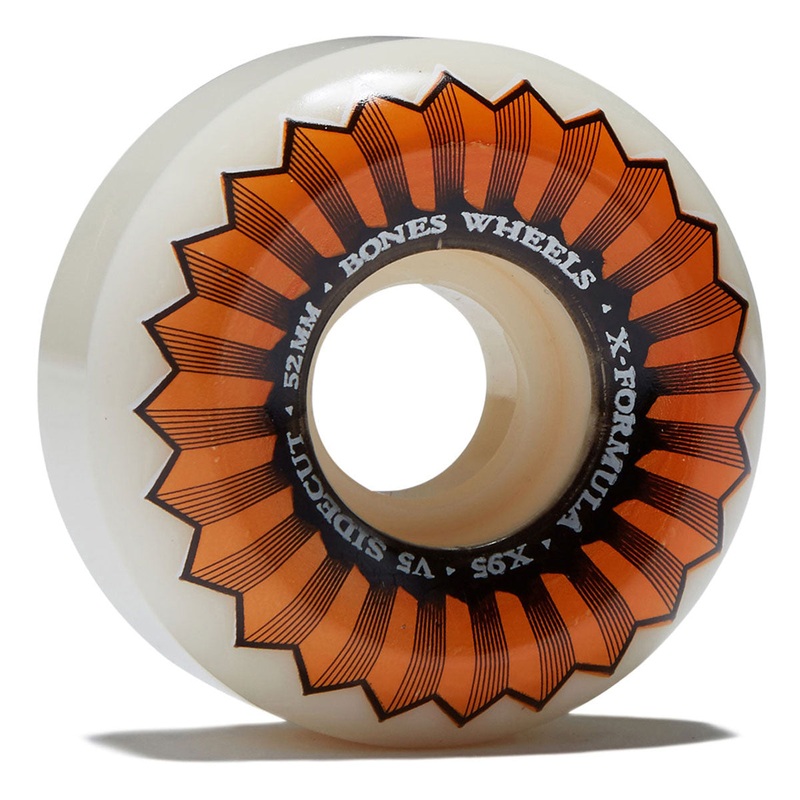 Bones X Formula Sidecuts 95a V5 Sidecut Skateboard Wheels – 52mm