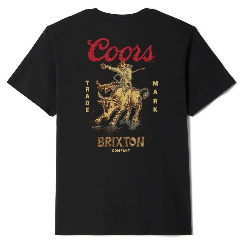 Brixton x Coors Bound T-Shirt – Black