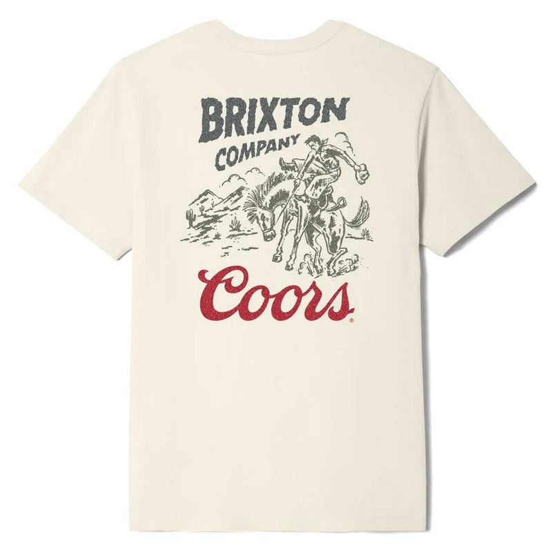 Brixton x Coors Canyon T-Shirt – Cream