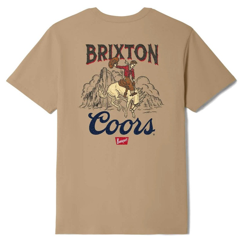 Brixton x Coors Omaha T-Shirt – Tan