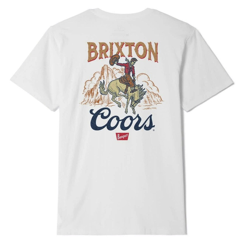 Brixton x Coors Omaha T-Shirt – White