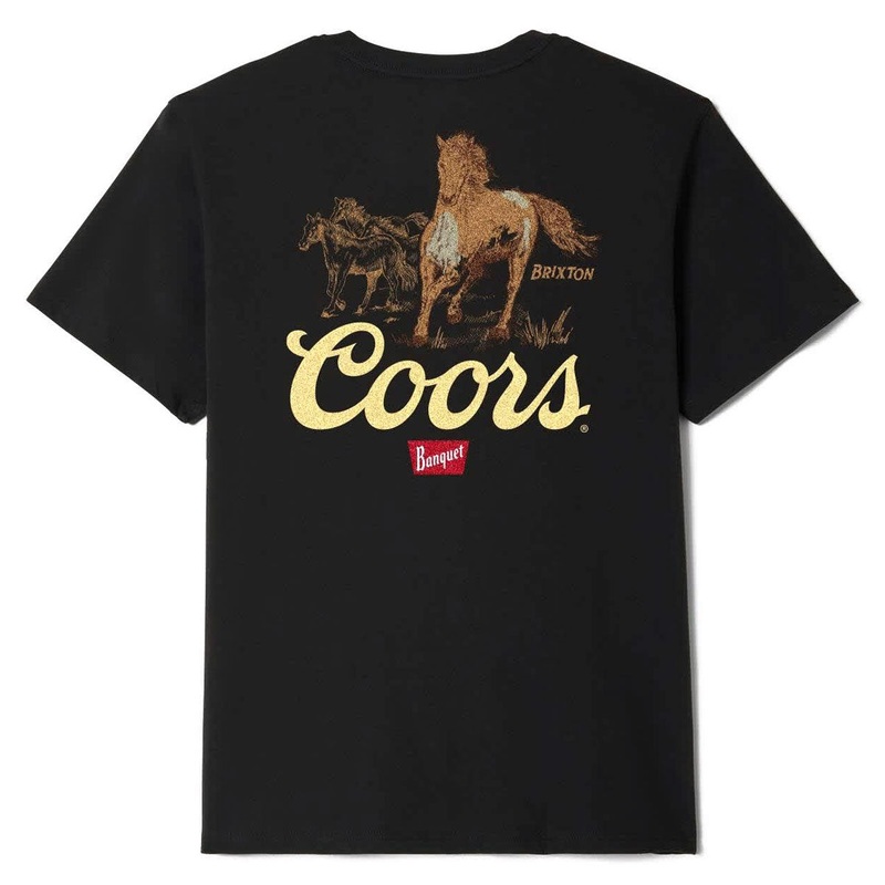 Brixton x Coors Roam T-Shirt – Black
