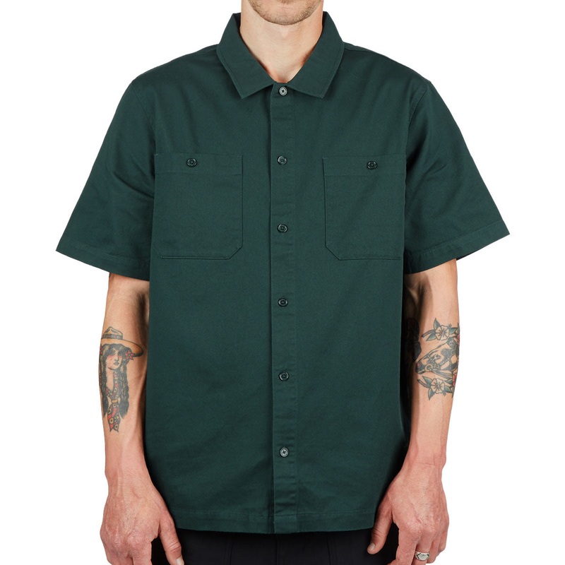CCS Heavy Cotton Work Shirt – Hunter Green