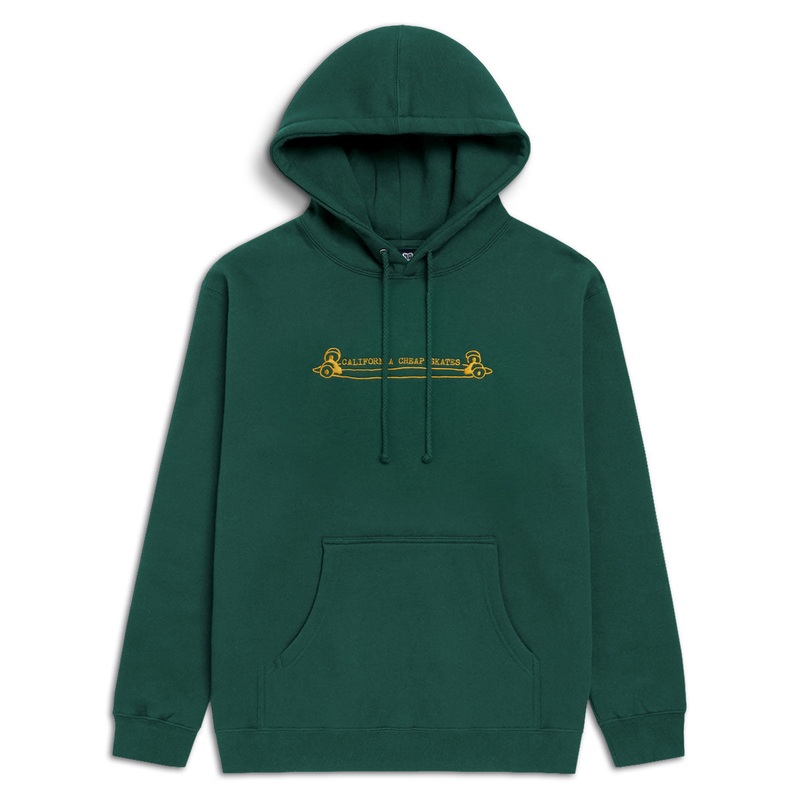 CCS Heritage Cheap Skates Hoodie – Green/Gold – SM