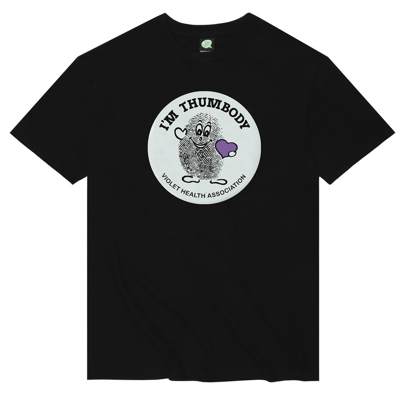 Violet I’m Thumbody T-Shirt – Black