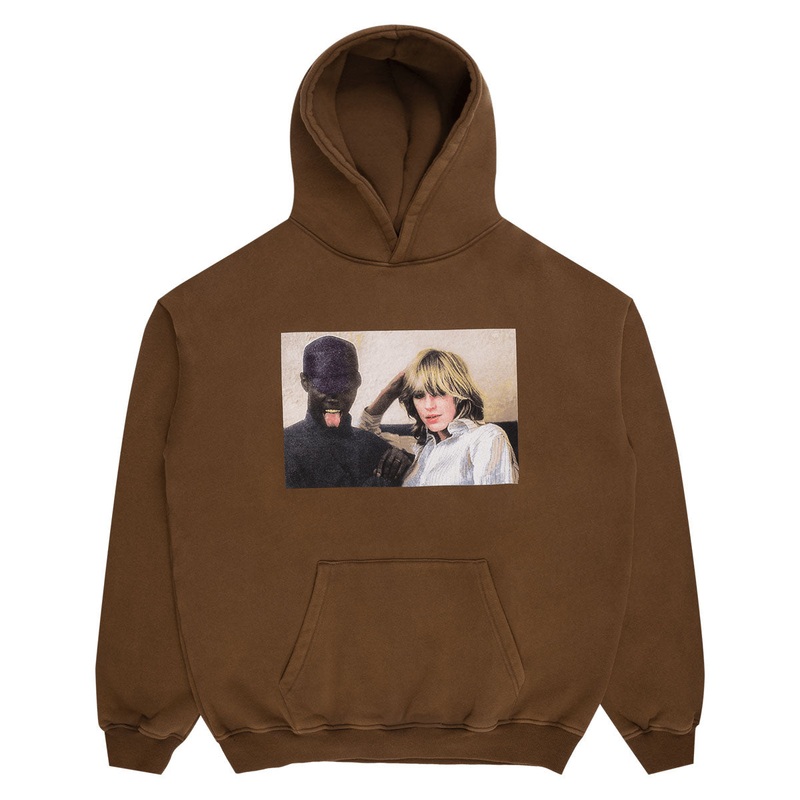 Violet On A Violet High Hoodie – Brown