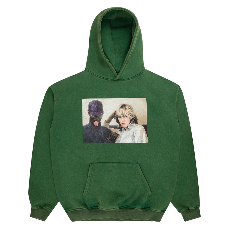 Violet On A Violet High Hoodie – Green