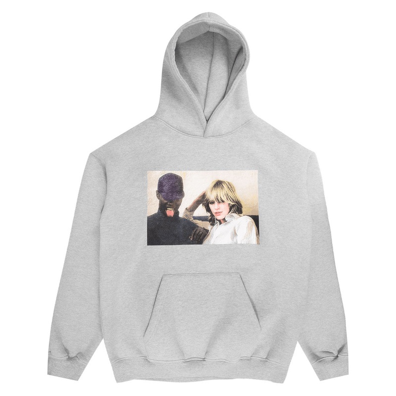 Violet On A Violet High Hoodie – Grey