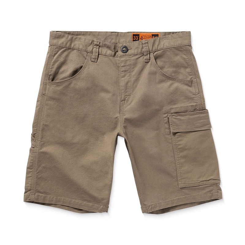 Volcom Caliper II Relaxed Work Shorts – Brindle