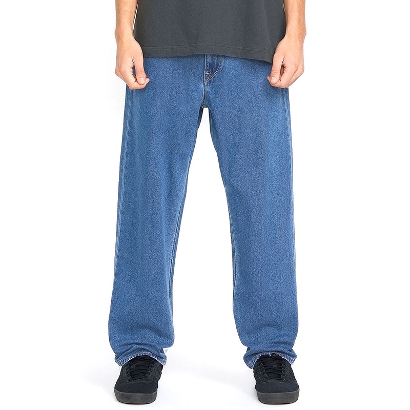 Volcom Modown Tapered Denim Jeans – Standard Issue Blue