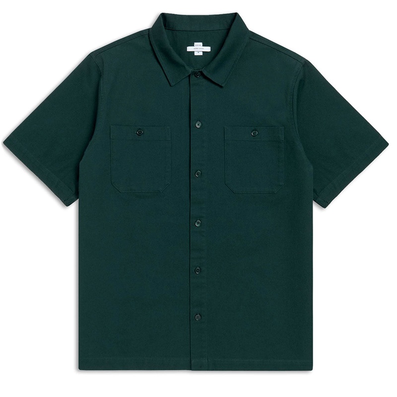 CCS Custom Embroidered Work Shirt – Hunter Green – LG