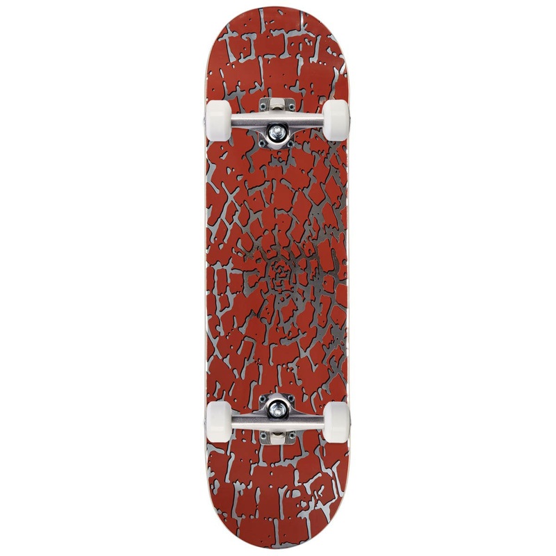 CCS Shatter Foil Skateboard Complete – Rust – 8.375