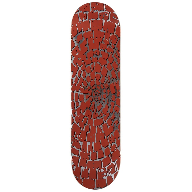 CCS Shatter Foil Skateboard Deck – Rust – 8.50