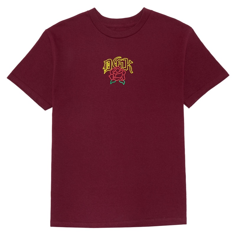 DGK Deus T-Shirt – Burgundy