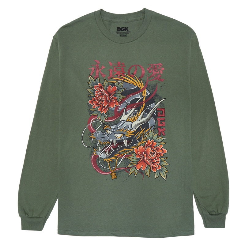 DGK Infinity Long Sleeve T-Shirt – Military Green