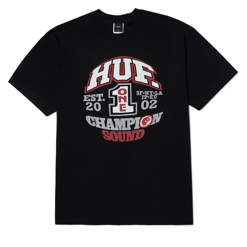 HUF Champion Sound T-Shirt – Black
