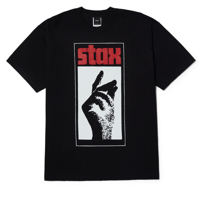 HUF Stax Snap T-Shirt – Black