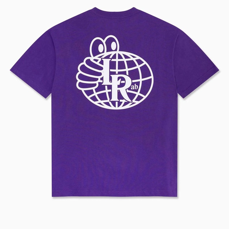 Last Resort AB Atlas Monogram T-Shirt – Heliotrope/White