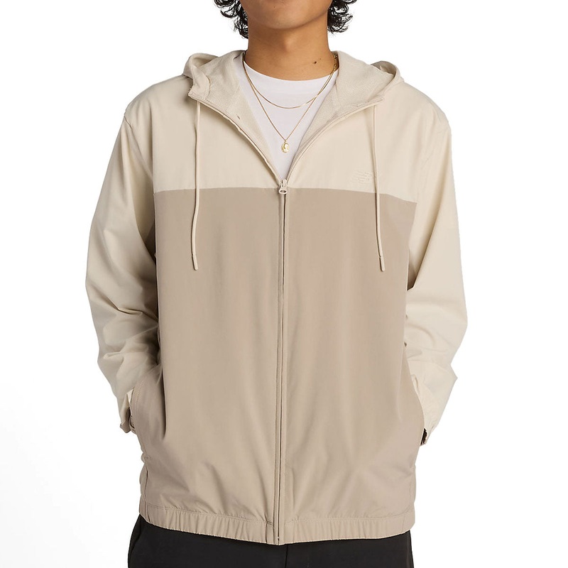 New Balance Numeric Woven Full Zip Jacket – Arid Stone