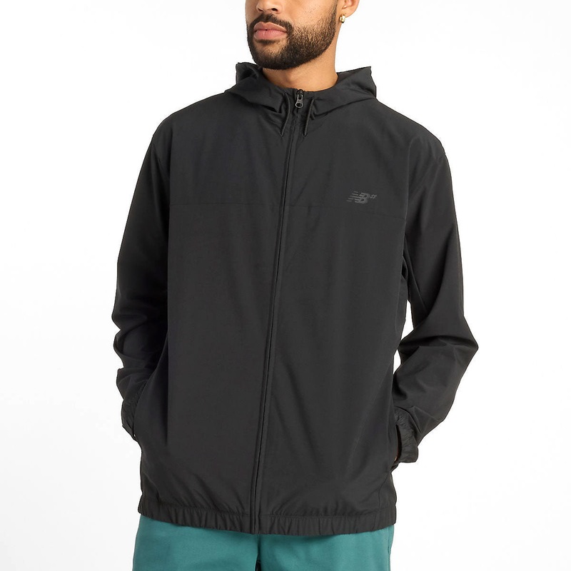 New Balance Numeric Woven Full Zip Jacket – Black