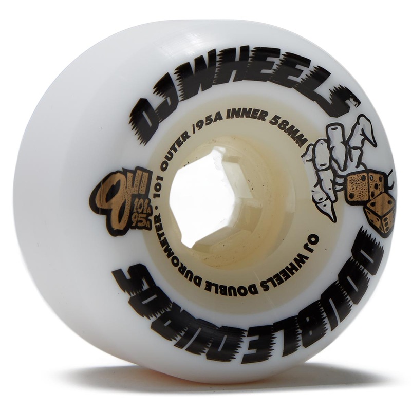 OJ Double Duro 101a/95a Skateboard Wheels – 58mm