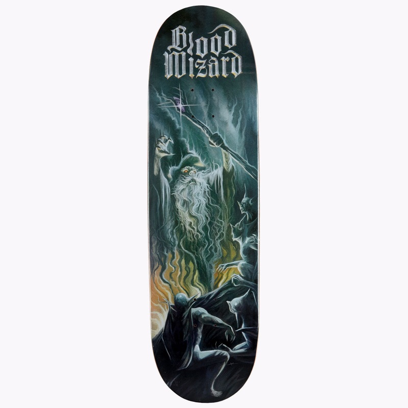 Blood Wizard Cave Skateboard Deck – 9.00