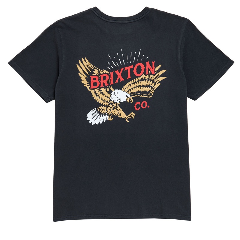 Brixton Keller T-Shirt – Black Worn Wash