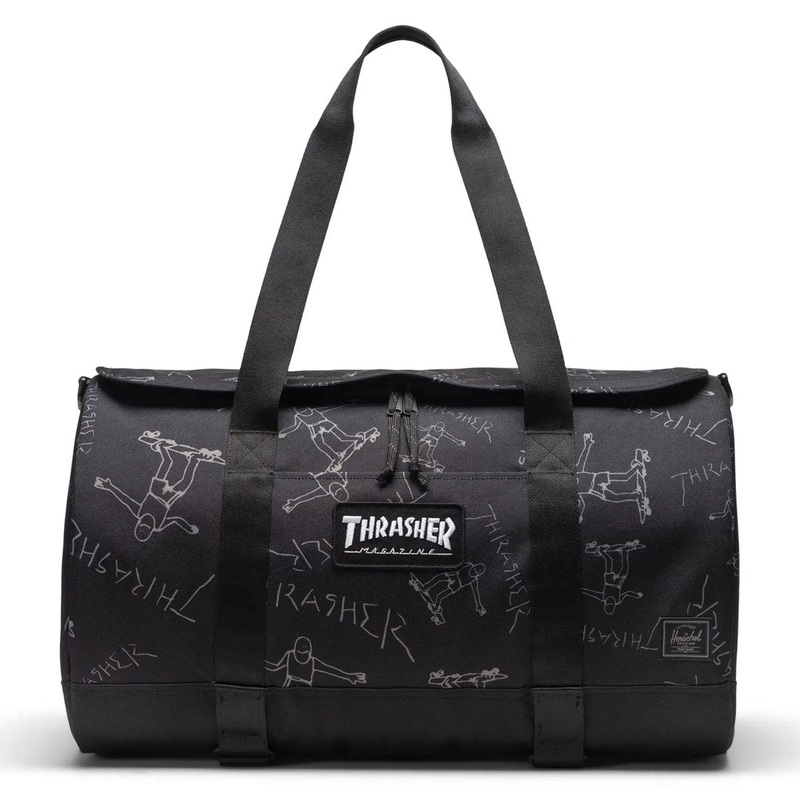 Herschel Supply x Thrasher Gonz Heritage Skate Duffle Bag – Black