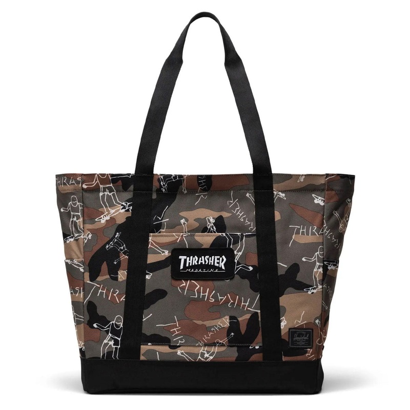 Herschel Supply x Thrasher Gonz Heritage Tote Bag – Woodland Camo