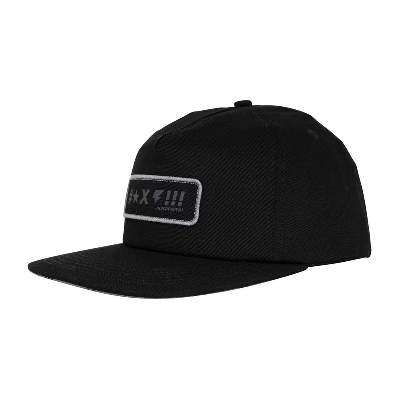 Independent Exclamation Snapback Hat – Black