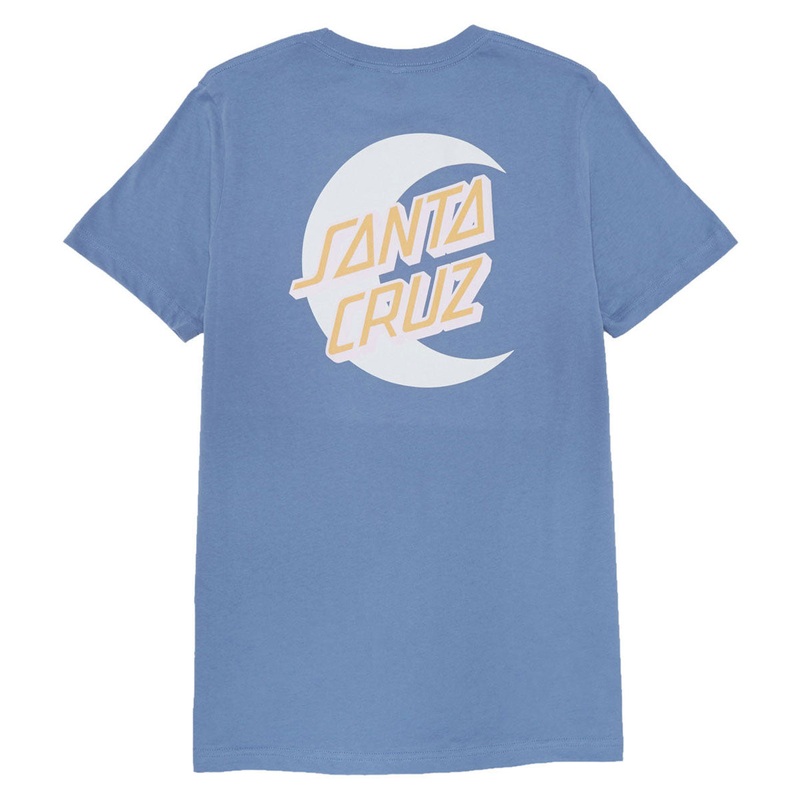 Santa Cruz Womens Moon Dot Relaxed T-Shirt – Lavender Blue