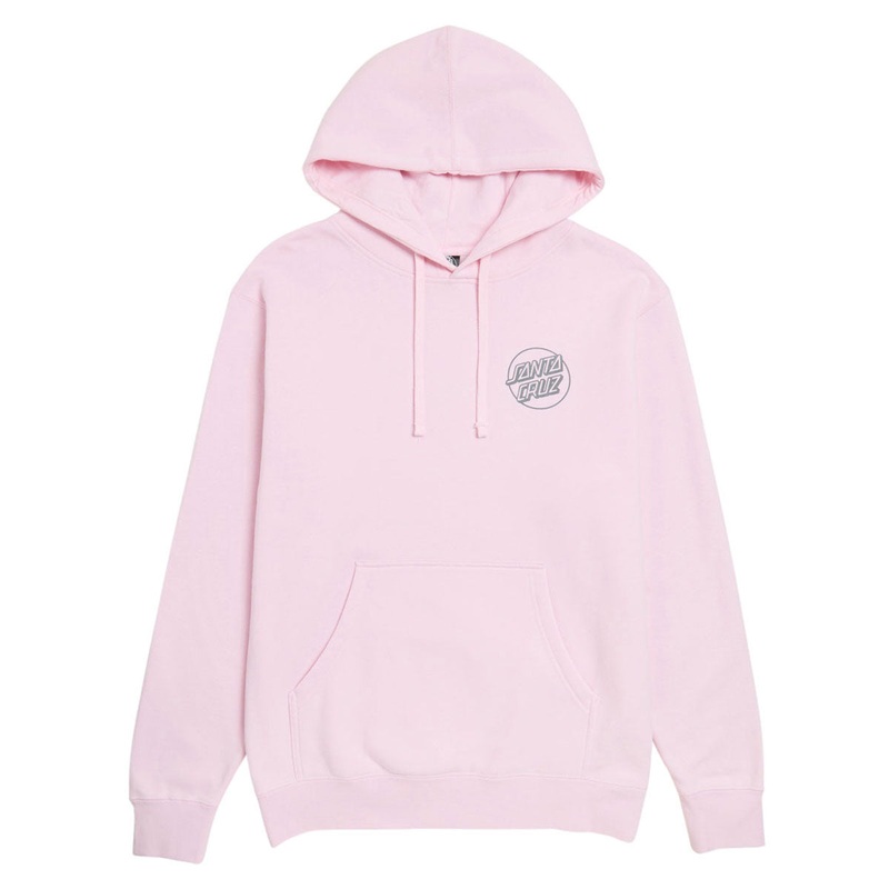 Santa Cruz Womens Opus Dot Relaxed Hoodie – Light Pink