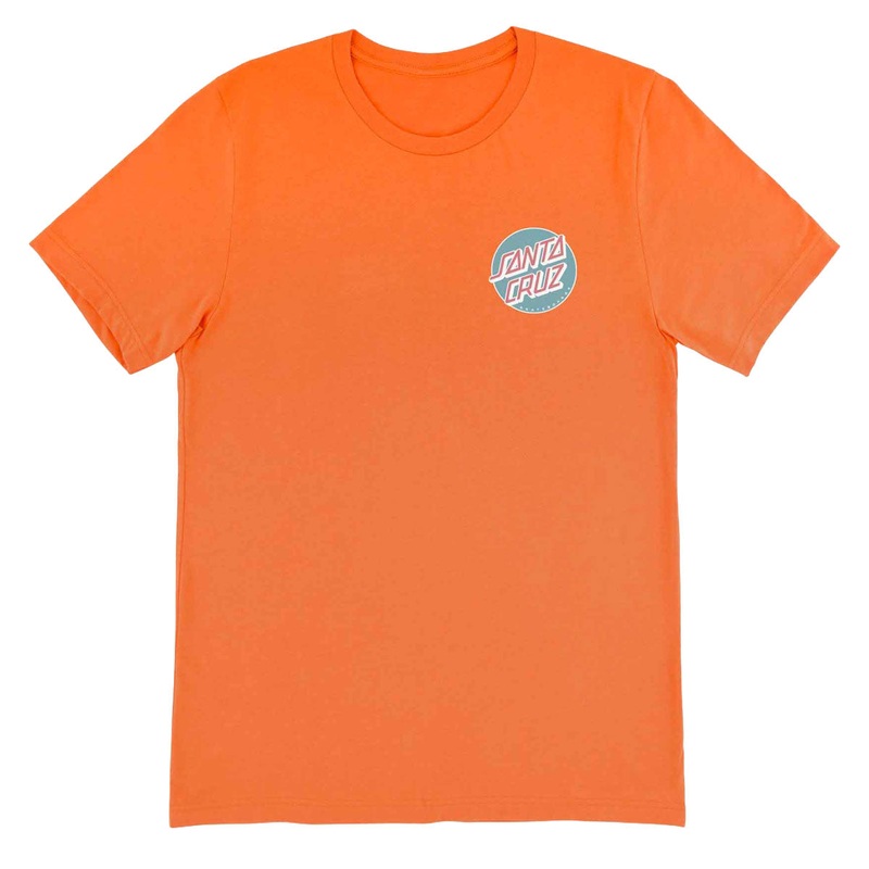 Santa Cruz Womens Other Dot Chest Relaxed T-Shirt – Burnt Orange