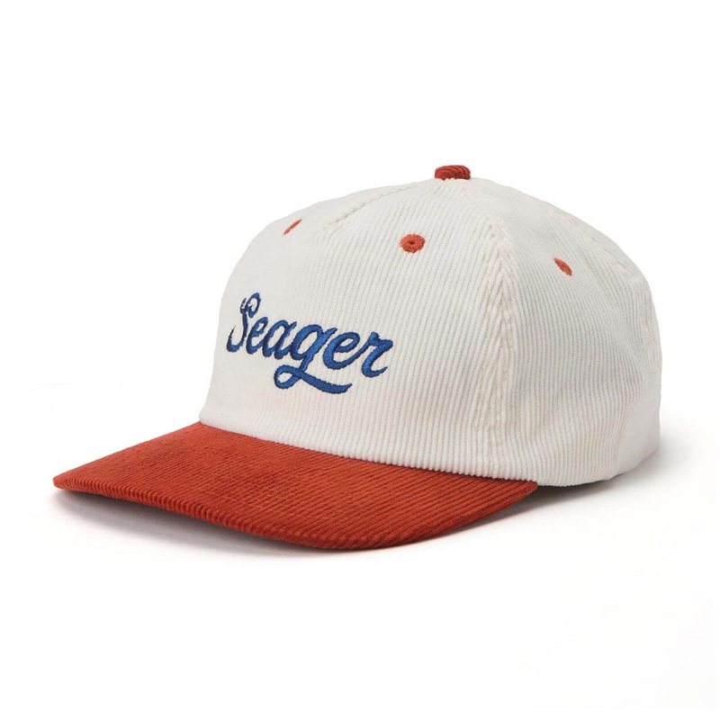 Seager Big Cord Snapback Hat – Red/White/Blue