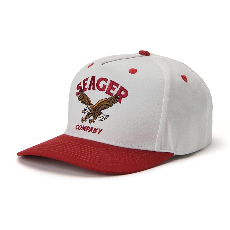 Seager Bradley Snapback Hat – White/Red