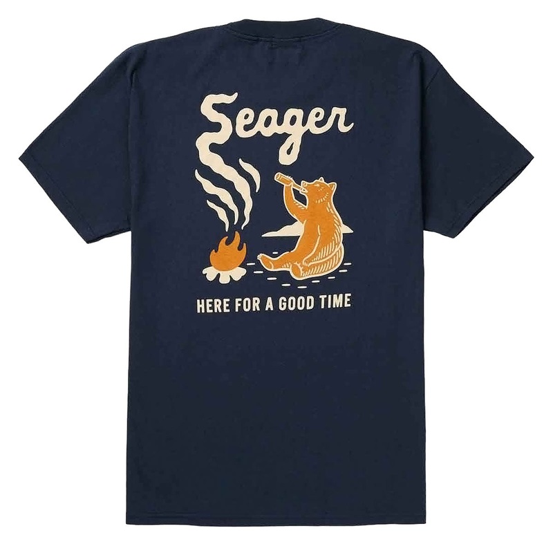 Seager Smokey T-Shirt – Navy