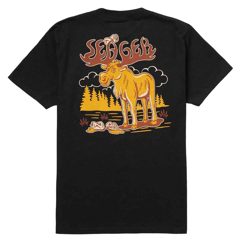 Seager Tipsy Moose T-Shirt – Black