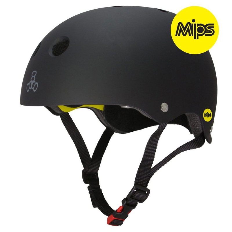 Triple Eight Dual Certified Mips Helmet – Black Rubber
