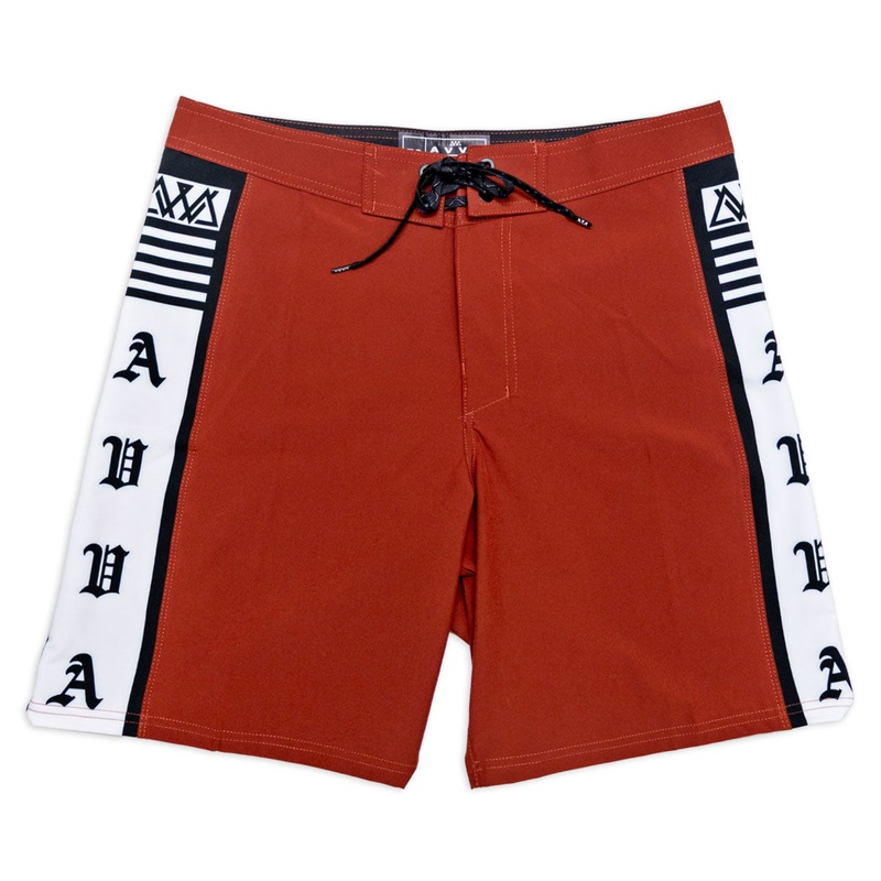 AVVA Koa 19 Boardshorts – Burgundy