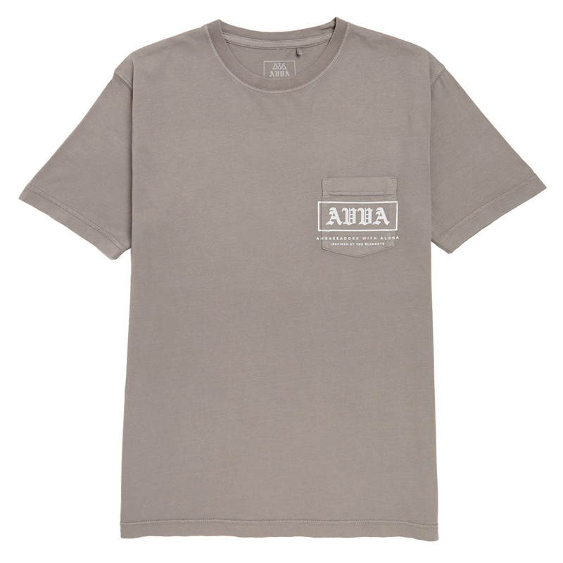 AVVA Old E Box Pocket T-Shirt – Cinder