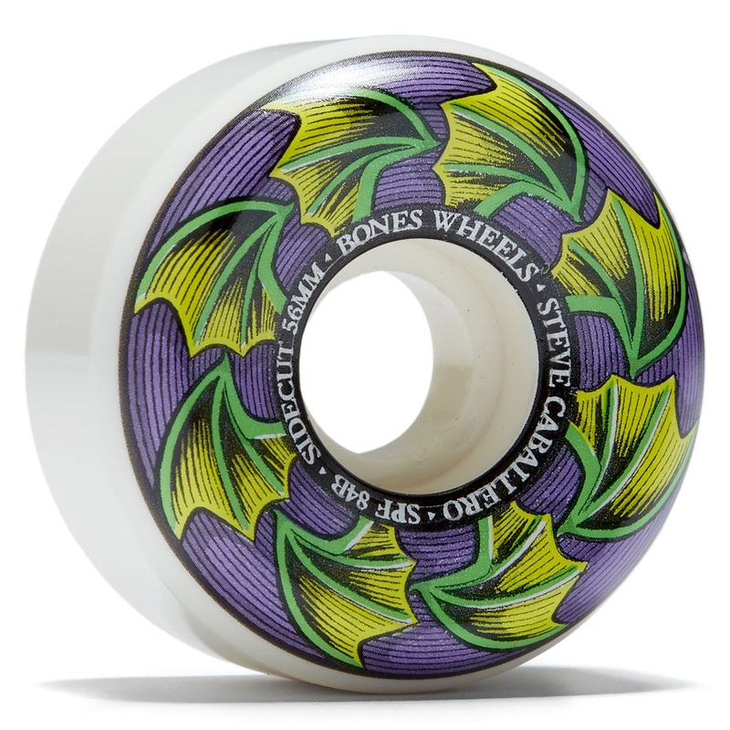 Bones SPF Steve Caballero Bat Wings 84b Sidecuts Skateboard Wheels – 56mm