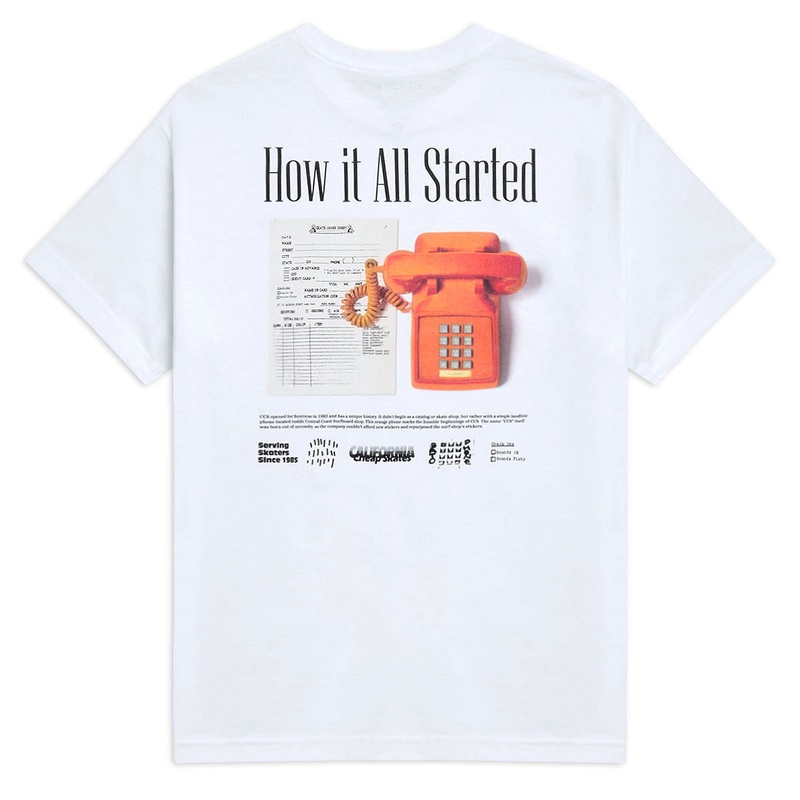 CCS 40 Year Phone T-Shirt – White